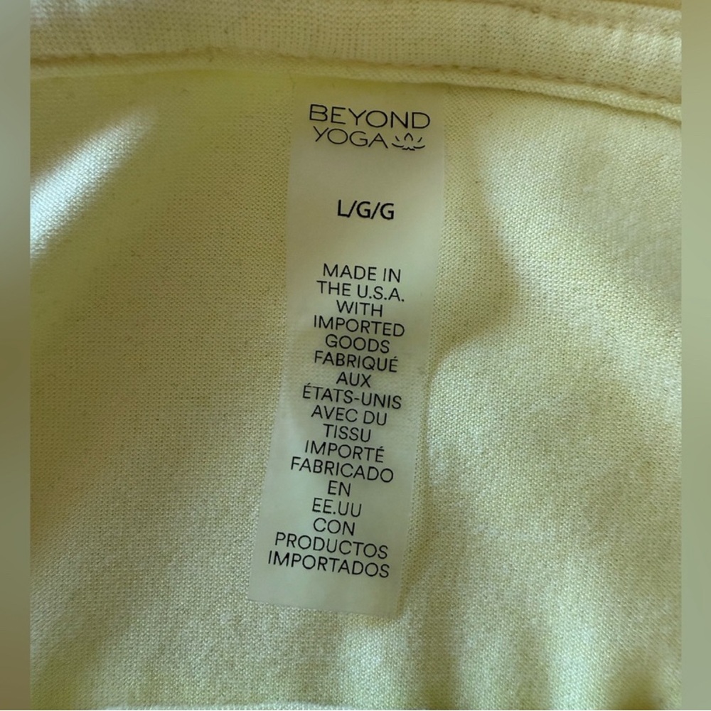 Beyond Yoga pastel yellow scrunch dress